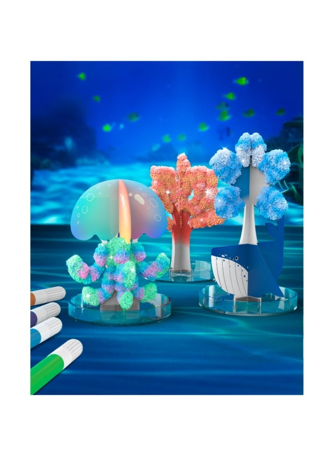 ديسكفري Discovery™ #MINDBLOWN Crystal Sea Creations 13-Piece Chemistry Kit, Early Learning Experiment STEM Toy for Kids 8+ Years - Image 5